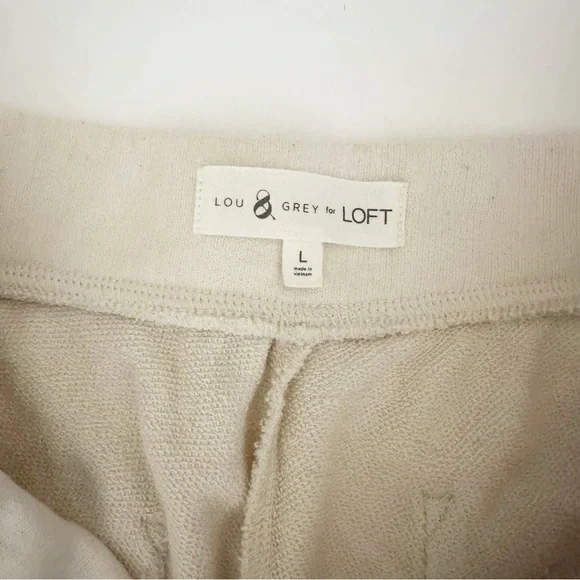 LOU & GREY Pumpkin Pie Embroidered Lounge Sweatpants Size Large - Picture 9 of 11